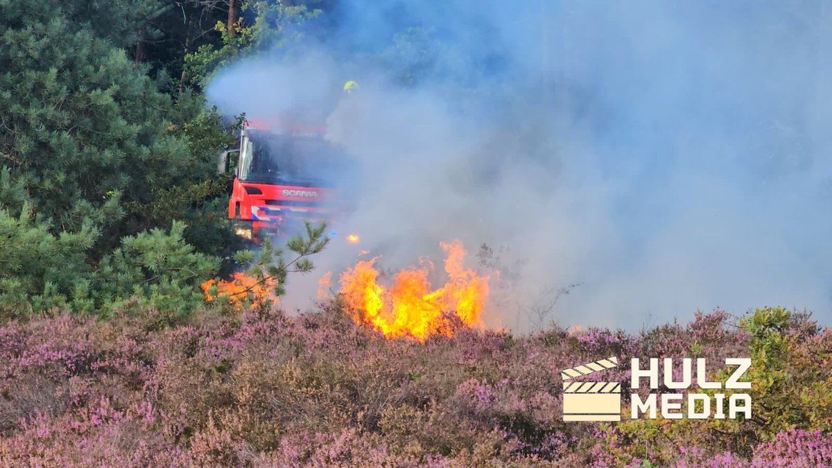 Heidebrand in Vierhouten onder controle