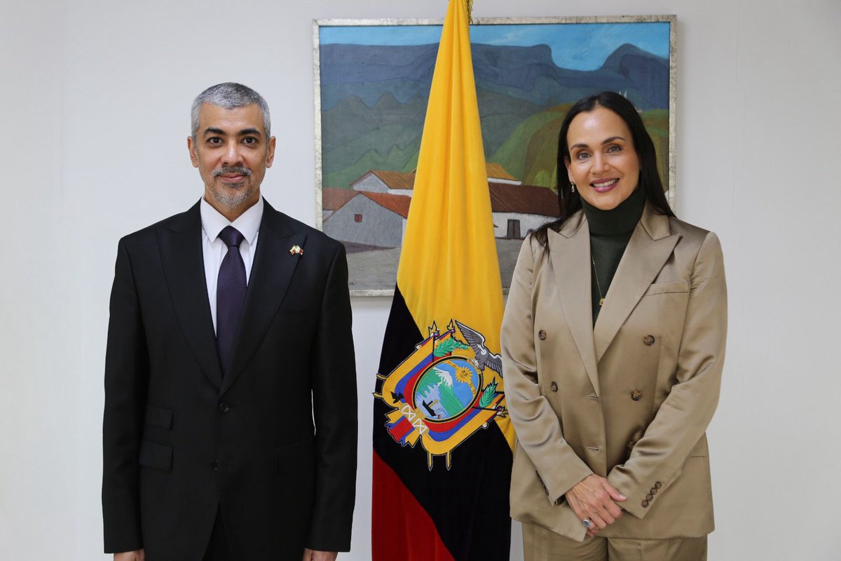 📍 [AGENDA DE TRABAJO]

La ministra <a href="/inesmanzano/">Ines Manzano</a> mantuvo una reunión con el embajador de Qatar en Ecuador, Fahad Ahmad Jassim Al-Hammar, con el objetivo de trabajar en temas de cooperación energética entre ambas naciones.

#ElNuevoEcuador