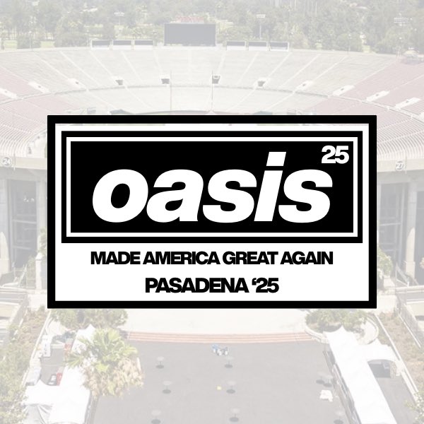 themichaelarm's tweet photo. @liamgallagher Can’t believe how much love Oasis is getting in the States so whilst we wait to resume our travels to the land that is the US of A, tomorrow from Manchester via Heathrow I thought it appropriate to make a new banner to celebrate Coming To America… https://t.co/76Vfb2mohB