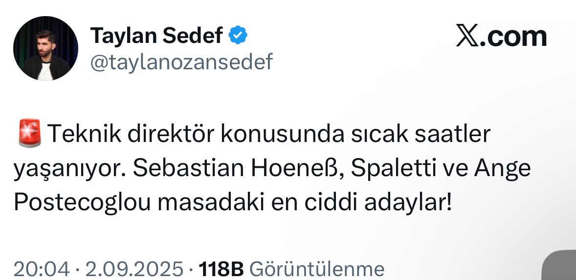 devin özek tarih yazıyor lütfen hoeness’i çak bize