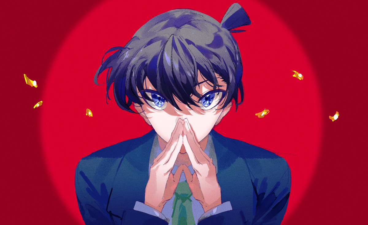 kaso_87's tweet photo. 名探偵の絵です https://t.co/bYj67s3gRH