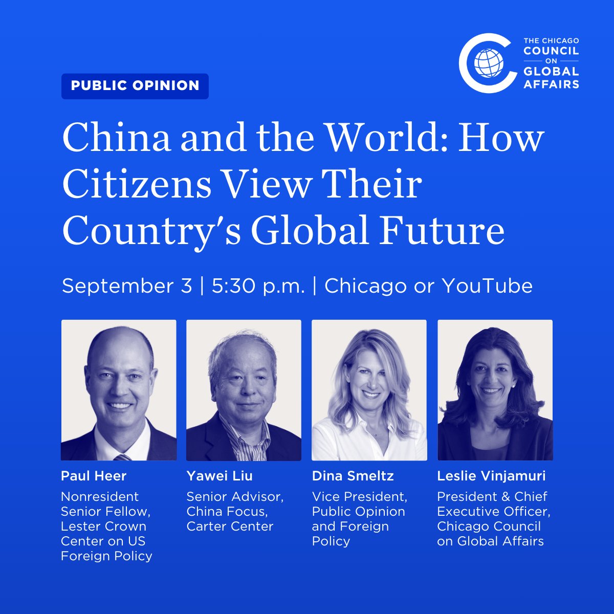 uscnpm's tweet image. There are plenty of studies of Chinese nationalism looking at media, govt docs, & social media. We conducted a survey, asking 1,000 Chinese people (yes, in China) where they see their country in the near future and their views on international issues.
globalaffairs.org/events/china-a…