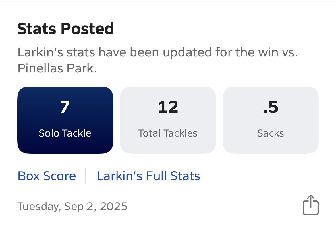 Larkin Dudley tweet media