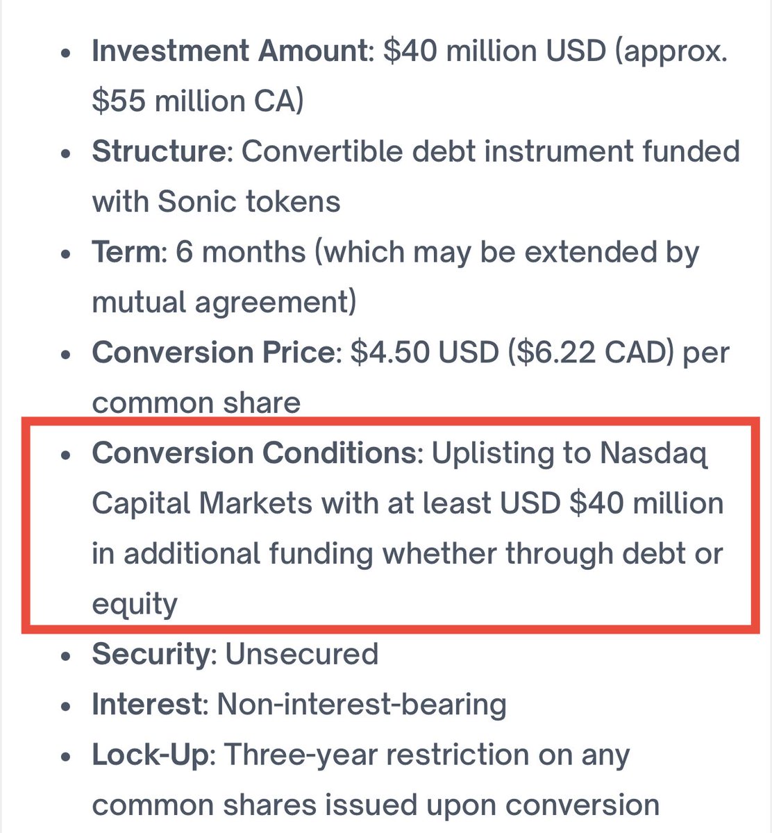 YankeeRuinX's tweet photo. Looks like @sonic_strategy is heading for a NASDAQ listing 👀

This should be a similar strategy to what Saylor uses for $BTC and they will be able to perpetually buy $S through convertible debt. It’s going to get spicy once this flywheel starts moving 🙌

#SonicSeptember https://t.co/pKNwrQbpvn