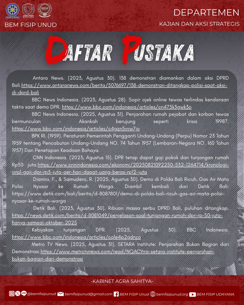 BEMFISIPUNUD's tweet photo. Dengan ini kami menyatakan tuntutan untuk para petinggi dan sesama pejuang, agar terwujudnya pemerintahan yang berpihak ke rakyat dan kestabilan keamanan negara itu sendiri.

Mari bersama bersatu dan saling menjaga. 🇲🇨 https://t.co/AOd81IzKfg