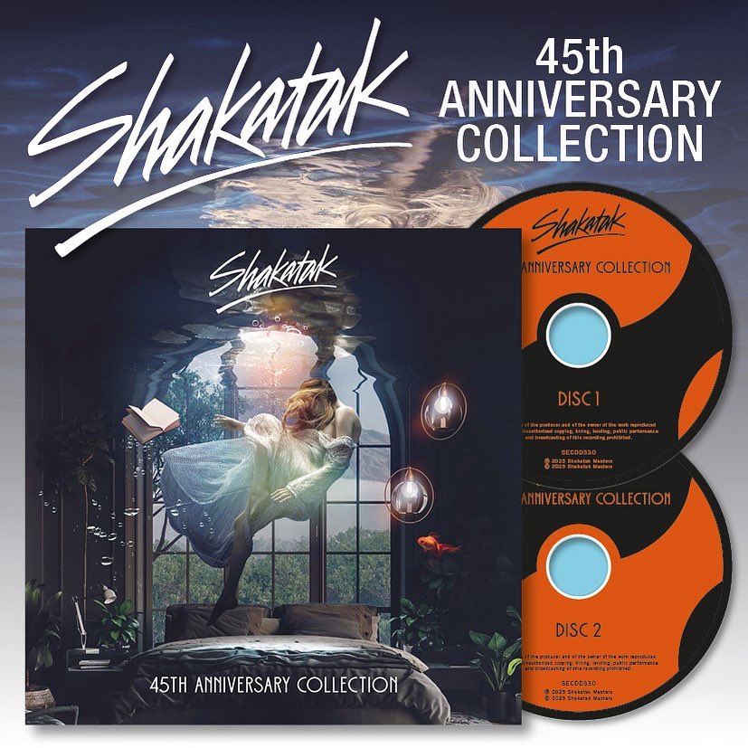 secretrecords's tweet photo. Shakatak - 45th Anniversary - 2CD Album .This 2CD set – 45th Anniversary Collection incl. 30 tracks compiled by Shakatak’s Bill Sharpe.

Incl. 2 brand new tracks “I’ve Got A Good Feeling” &amp; “Take A Chance On Love” + Booklet .. https://t.co/06SlAE2T6M
