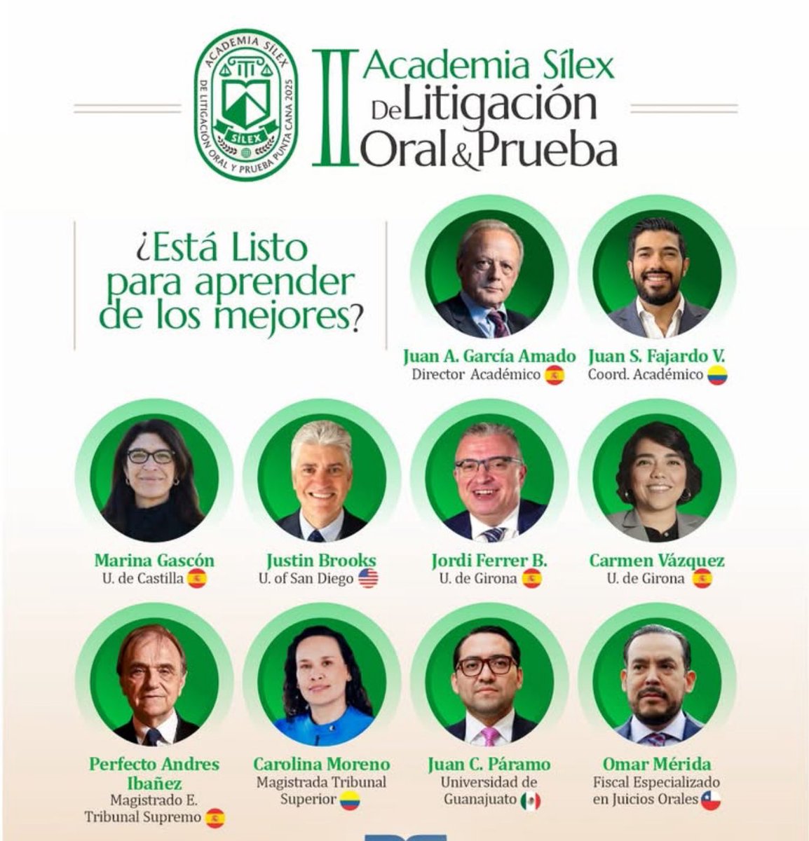 Inciamos septiembre en República Dominicana, retomando las actividades académicas después de las vacaciones veraniegas en la “II Academia Sílex de Litigación Oral y prueba”.

¡Gracias por la invitación a Juan A García Amado y Juan S Fajardo!