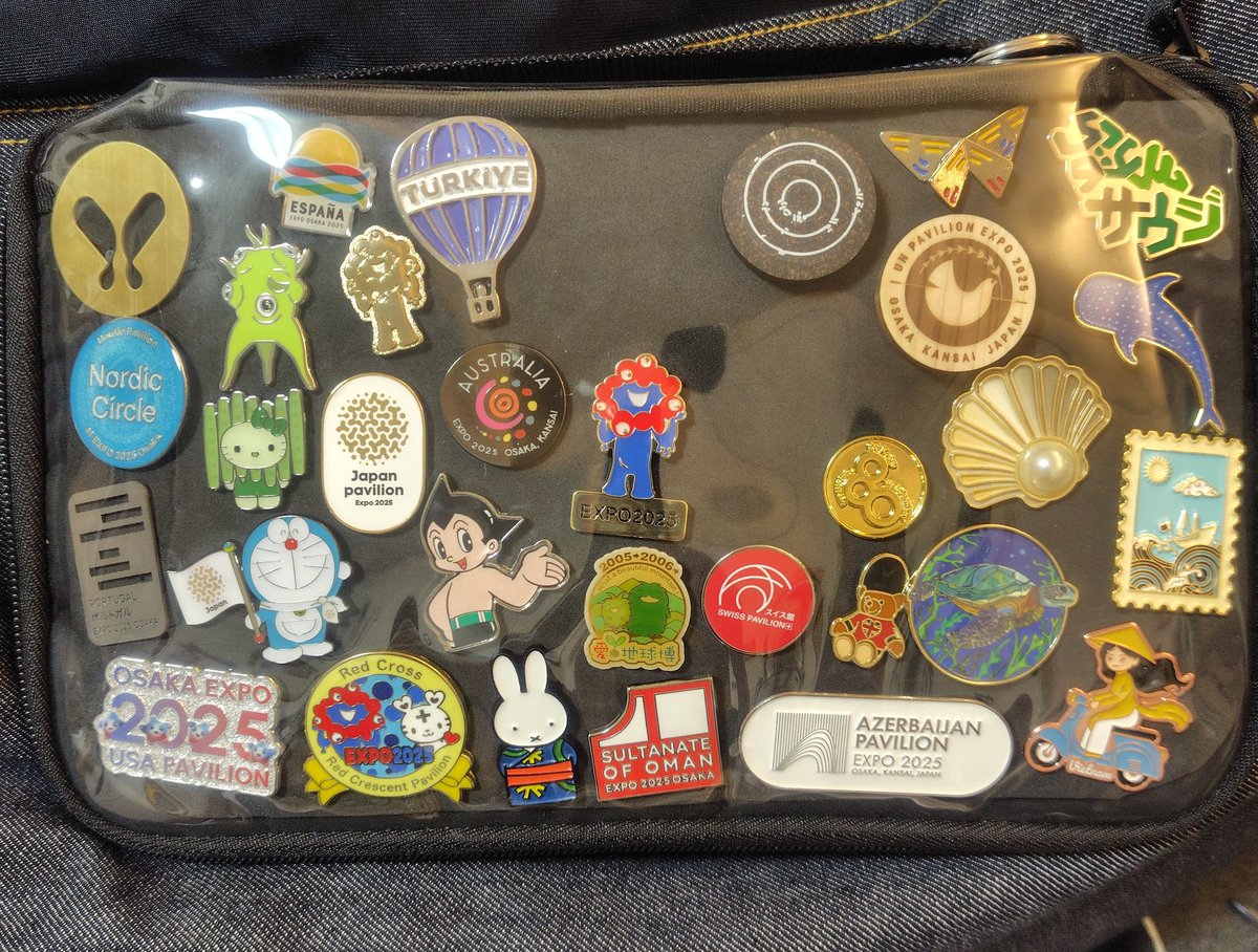 2個 ゲーム・おもちゃ・グッズ Japan Pavilion Expo 2025 ピンバッジ