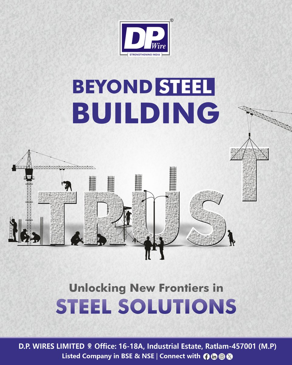 DPwiresltd's tweet image. Beyond steel, beyond strength — we’re building the future with trust. 🔩🏗️
.
Website: dpwires.co.in
.
#DPWires #LRPCStrands #strenght #Engineering #india