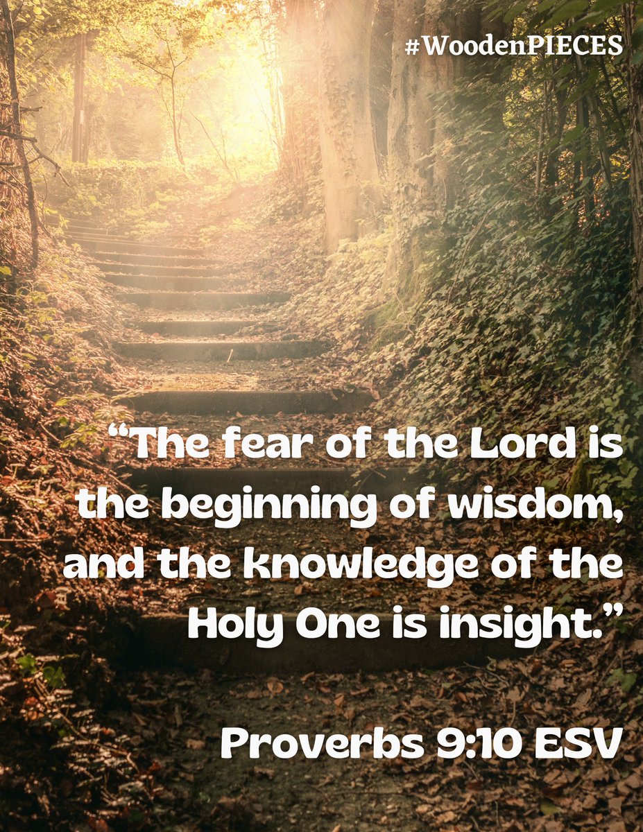 To fear the Lord is to live with continual awareness of Him, deep reverence for Him, and sincere obedience. That’s wisdom—seeing life from God’s perspective and responding accordingly. (GotQuestions.org)

gotquestions.org/fear-Lord-begi…

#WoodenPIECES