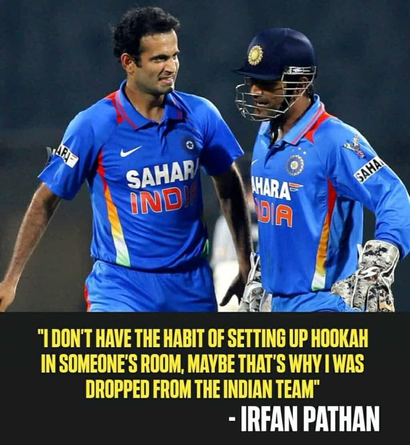 VTugnayat's tweet photo. Both Irfan Pathan & MS Dhoni have been legends in their own right, serving Indian cricket with pride. But revealing dressing room chats- no matter how subtle- can tarnish the image of the world of Cricket. As this is the sport which is a dream of lakhs of youths. 

The sanctity of the dressing room is vital. Some things are best left behind closed doors.

Message we have for Irfan Pathan as we have respect for both Pathan and Thala🏏🇮🇳 

#IrfanPathan