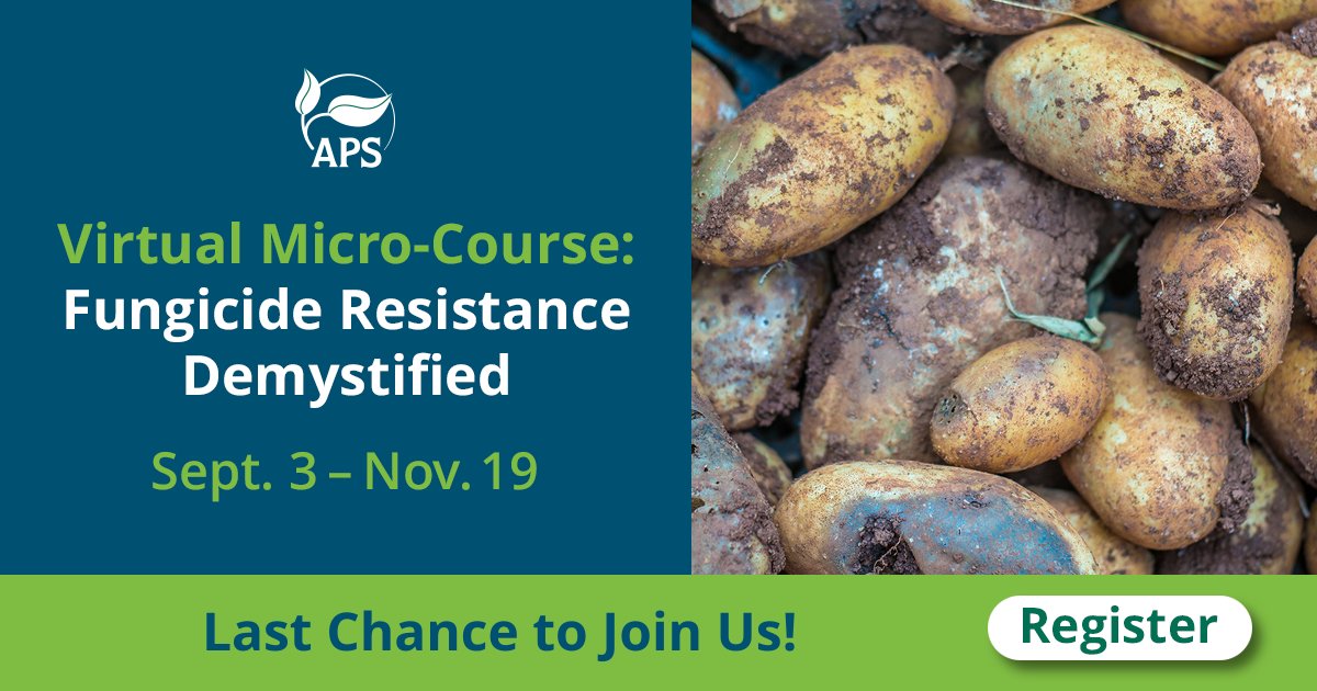 plantdisease's tweet photo. TOMORROW! Don’t miss your chance to join “Fungicide Resistance Demystified,” a micro-course that unpacks resistance mechanisms, genetics, risk factors, and real-world management strategies across cropping systems.
https://t.co/wc1gMykPIl
#APScourse #plantpathology #continuinged https://t.co/sMEX8g5Yv6