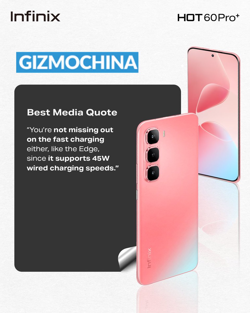 Infinix_Mobile's tweet photo. #HOT60ProPlus - Slim, Durable, Enhanced Experience.
From Power to Endurance, It Delivers Everything You Need.
#Infinix #HOT60Series #ThinYetEverything https://t.co/uEgMsf8YAn