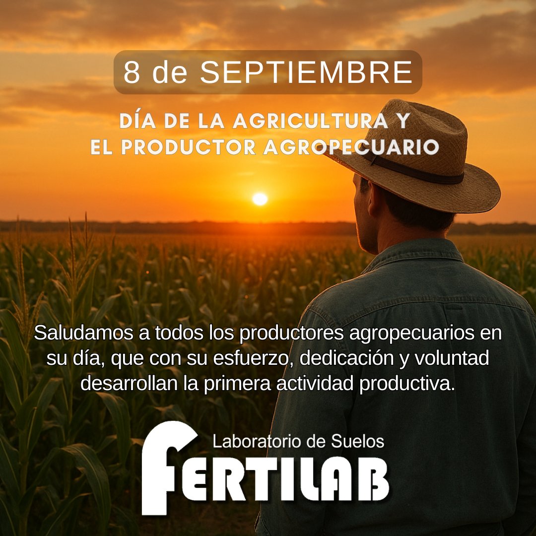 𝟴 𝗱𝗲 𝗦𝗲𝗽𝘁𝗶𝗲𝗺𝗯𝗿𝗲: 𝗗𝗶́𝗮 𝗱𝗲 𝗹𝗮 𝗔𝗴𝗿𝗶𝗰𝘂𝗹𝘁𝘂𝗿𝗮 𝘆 𝗲𝗹 𝗣𝗿𝗼𝗱𝘂𝗰𝘁𝗼𝗿 𝗔𝗴𝗿𝗼𝗽𝗲𝗰𝘂𝗮𝗿𝗶𝗼.

#8deseptiembre #agricultura #diadelaagricultura #productoragropecuario