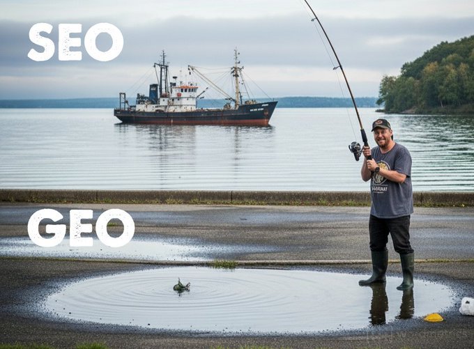 <a href="/lilyraynyc/">Lily Ray 😏</a> Imagine thinking that a traffic source representing less than a quarter of 1 percent of website traffic is "the future of SEO."