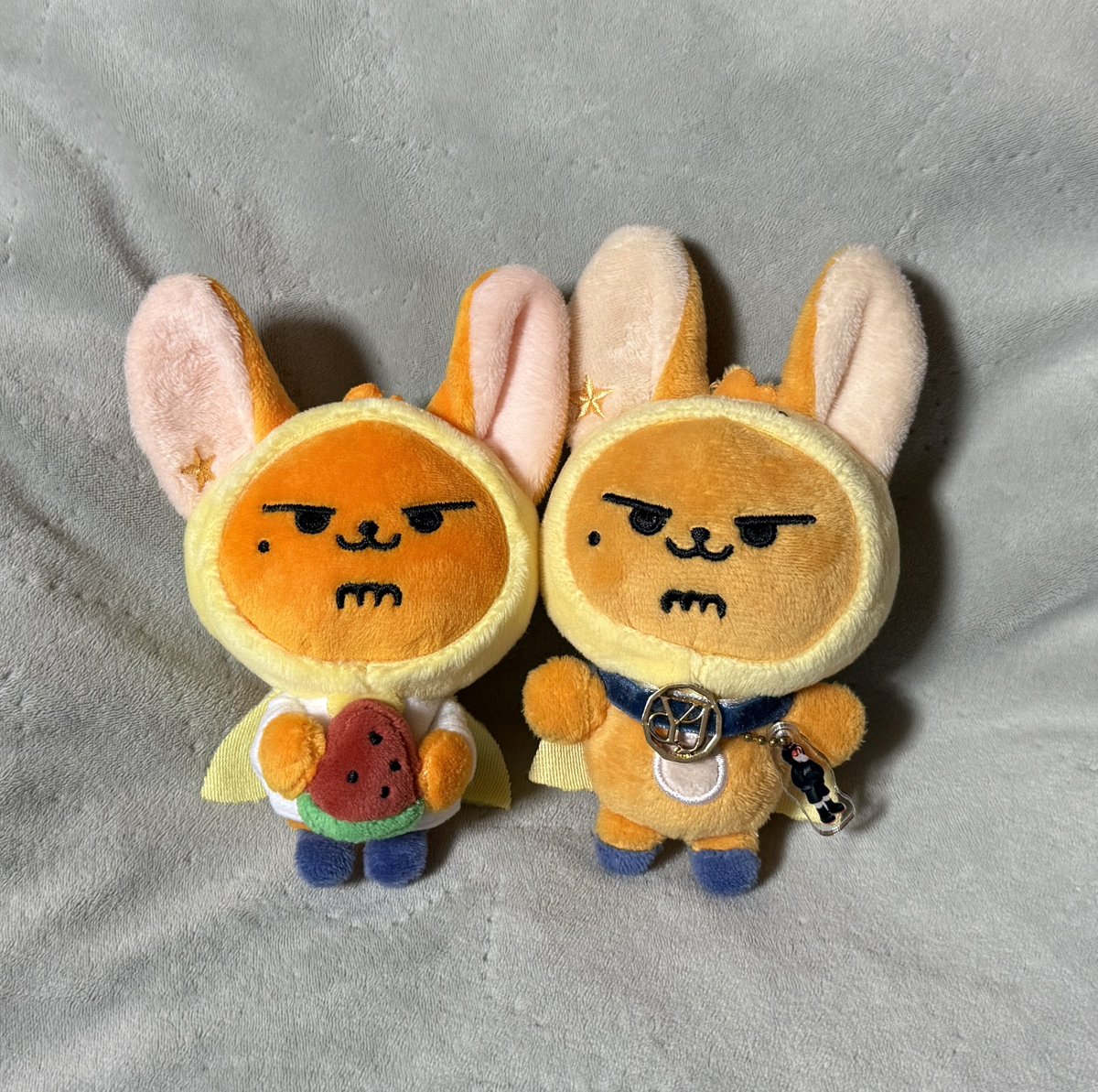 私の🍉ファンチュン見て欲しい🥹🥹ビビットなオレンジで夏ーって感じしない？初期ファンチュンは優しい色合い🫶