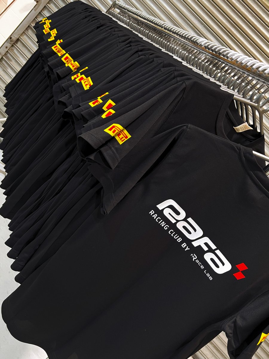 WizardEmb's tweet image. RAFA Racing Club by RaceLab 🟥🏁 

Branded Short Sleeve T-Shirts featuring Lightweight Neoteric™ Fabric with UPF 30+ UV Protection
Printed on both chests, right sleeve and large on the rear 👕👌

wizardembroidery.co.uk

#branding #teamwear #racewear #racing #motorsport