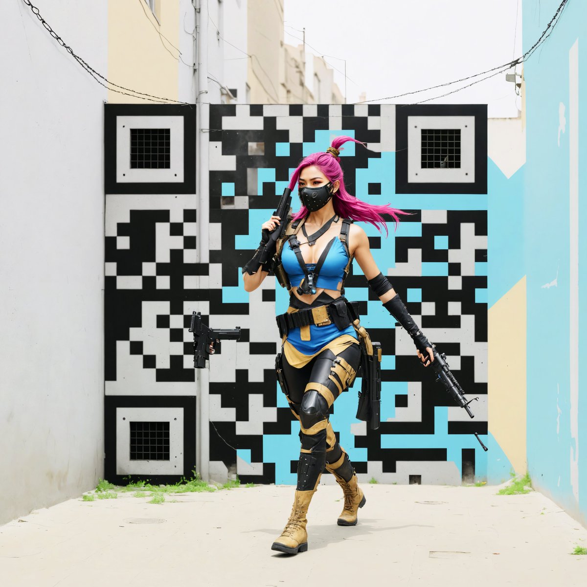 Try generating your own prompt-based AI-art QR code for free!
lockchain.ca/ai

Or download the app from Google Play Store:
play.google.com/store/apps/det…

#ai #aiart #qrcode