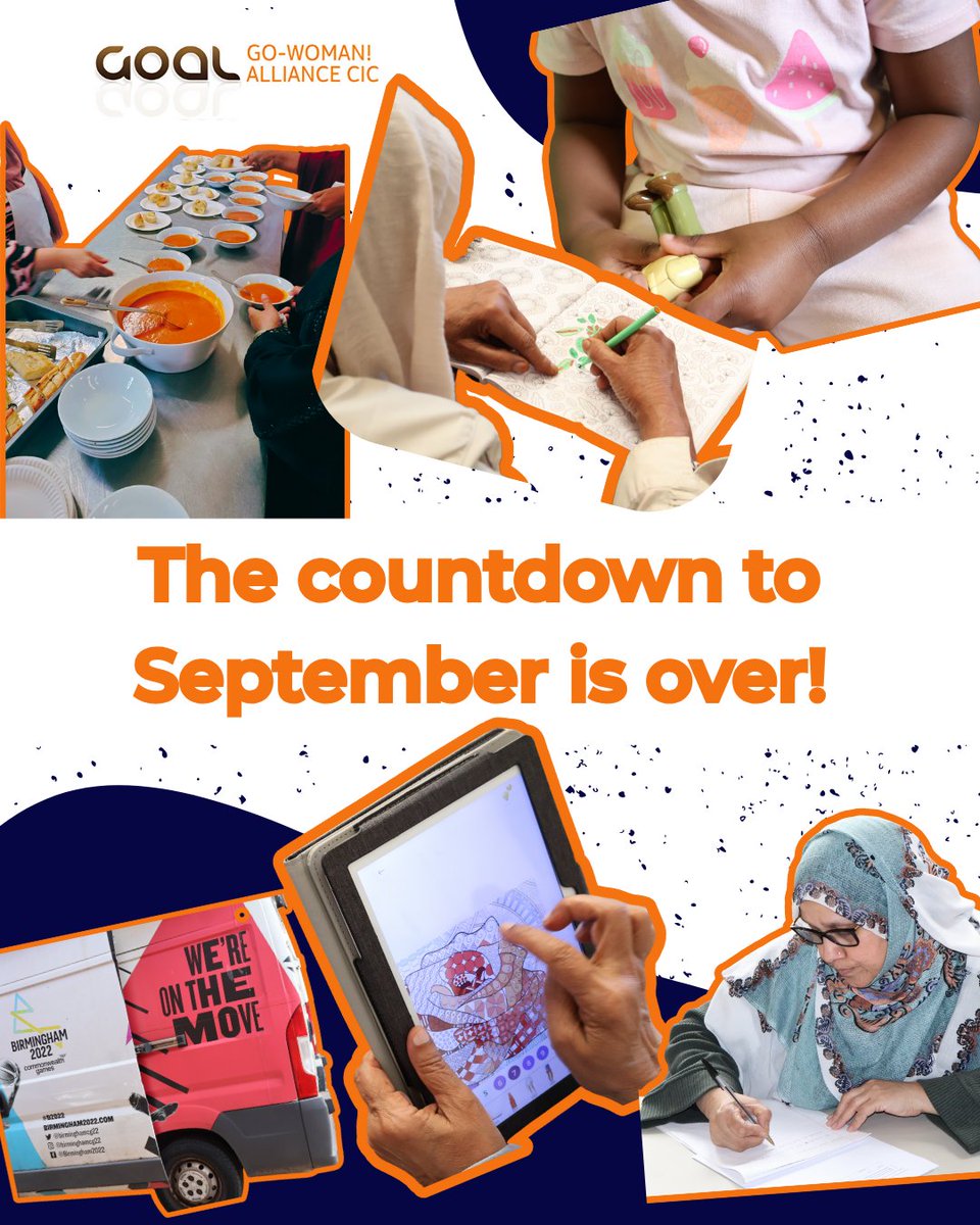 GoWomanEurope's tweet image. The wait for September is finally over! We’re excited to welcome you next week, come along to explore your interests, sign up for sessions, check out our updated timetable and discover all the new opportunities waiting for you.

#SeptemberStart #GetInvolved #GoWomanAllianceCIC