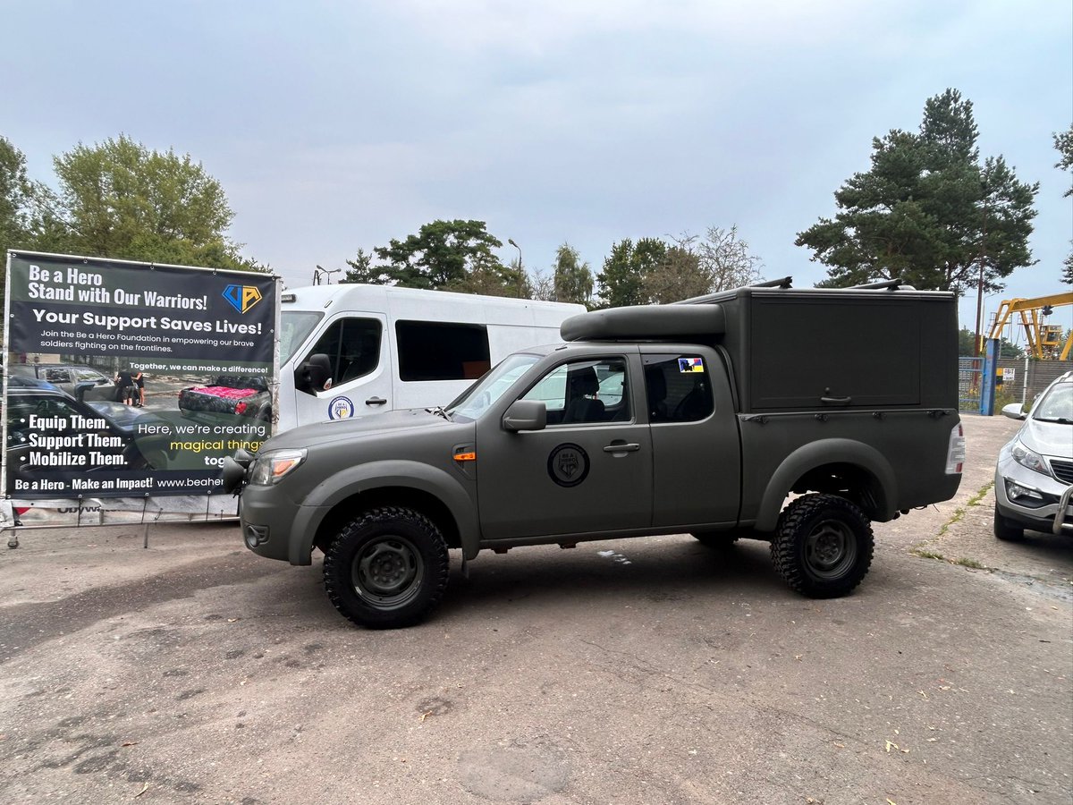 🚙 Another vehicle is ready for work💙💛.
The only thing holding it back is fuel ⛽.
Every kilometer brings Ukraine's defenders closer to safety.
Chip in for the tank 👉 beaheroua.org/donate
#BeAHero #StandWithUkraine #Russiageddon