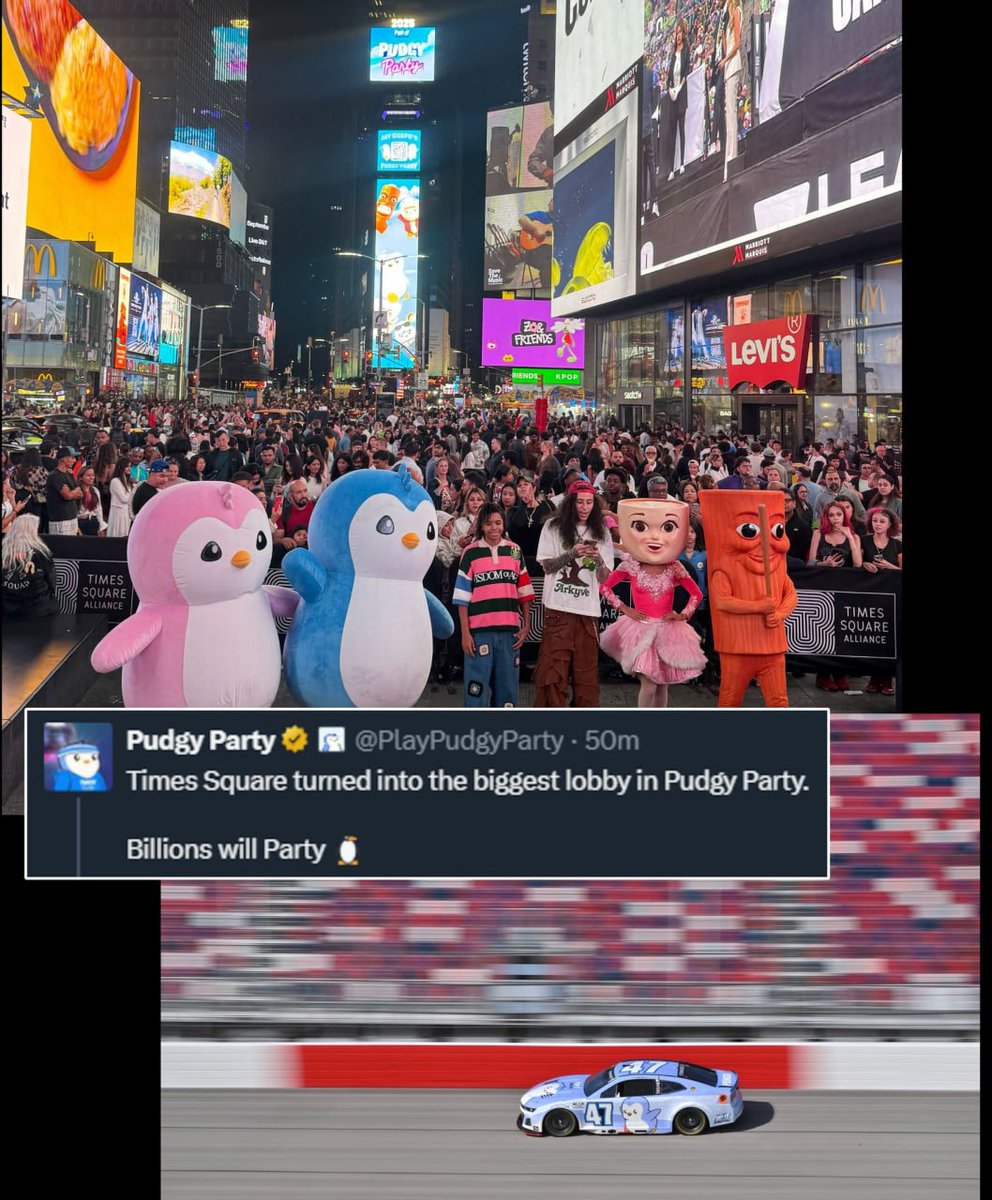Penguaigo's tweet photo. just another day for $PENGU
 
"les 24 Hours of PENGU"

CA (Base): 0x934C90247ba5aB6C86338E8Bc07fD8Ab0E559425

Swap: https://t.co/d10m8O8pUd https://t.co/HNhhgj3oee