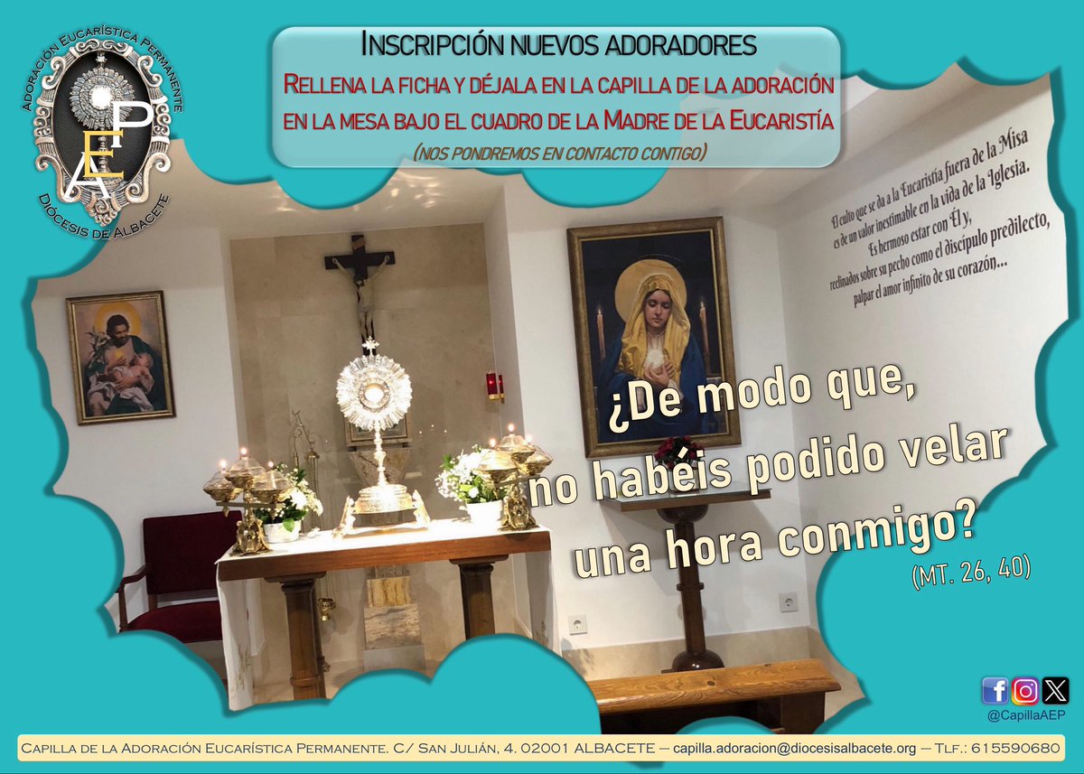 Adoración Eucarística Permanente tweet media