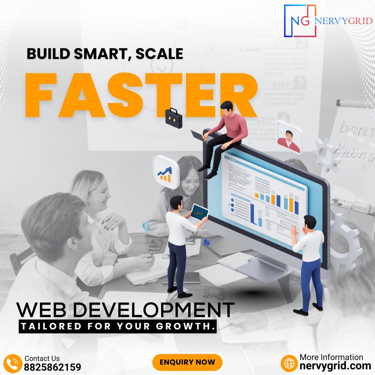 NervyGrid's tweet image. NervyGrid, we specialize in delivering affordable, custom web development solutions designed to meet the unique needs of your business
#NervyGrid #WebDevelopment #CustomWebSolutions #AI #PWA #SmartTechnology #BusinessGrowth #ITSolutions #WebDesign #AffordableTech