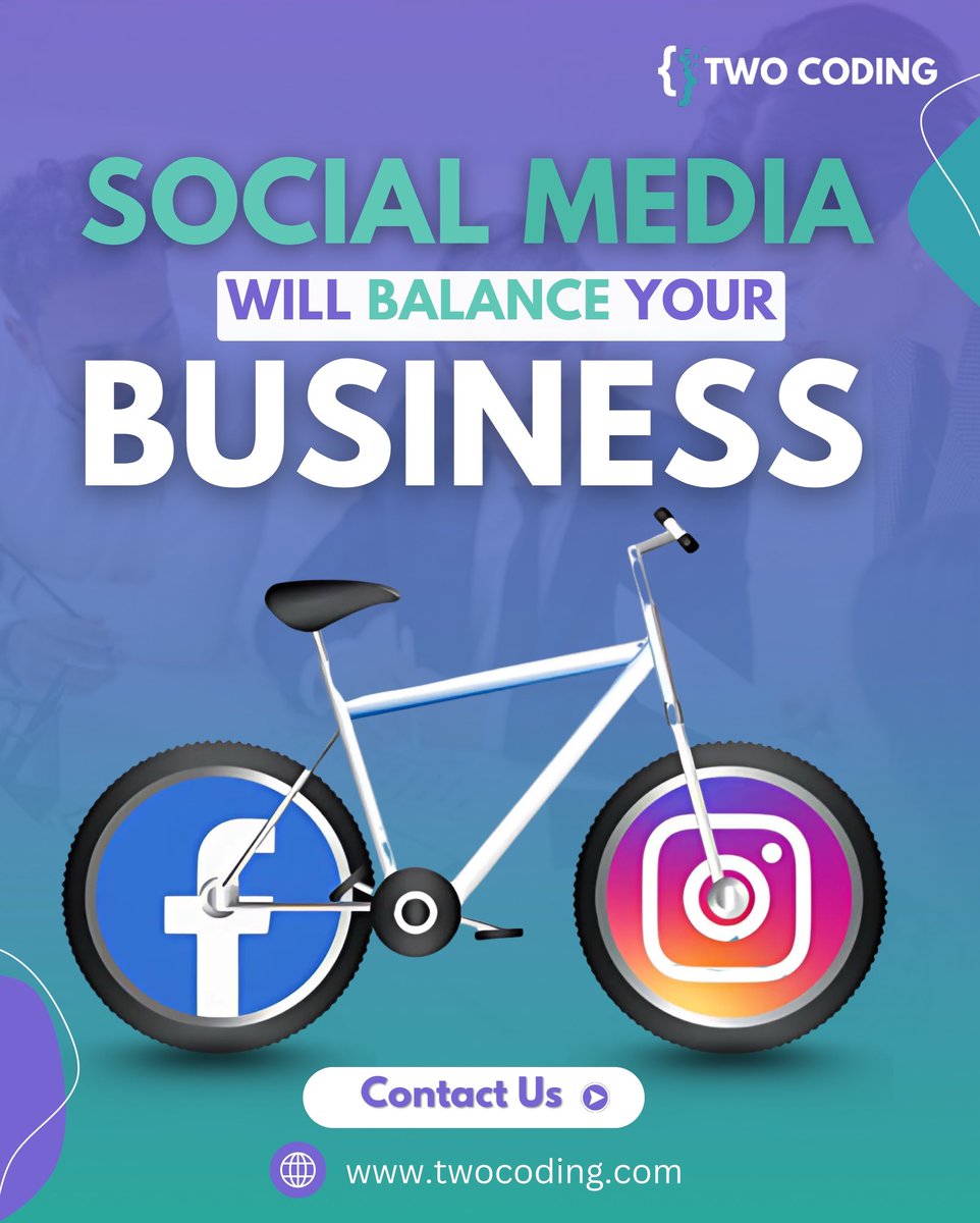 Twocoding's tweet image. Social media is the key to business growth! 

From startups to enterprises, FB &amp;amp; IG help you build your brand + connect with your audience. Let Two Coding take your business to the next level! 
🌍 twocoding.com

#SocialMediaMarketing #TwoCoding #website  #newbusiness