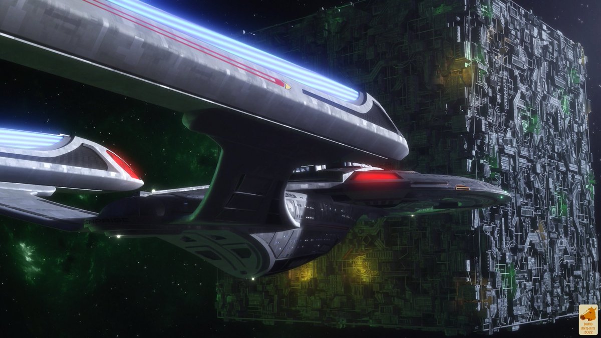 startrek_ships's tweet image. ❝Welcome back Locutus❞ by thefirstfleet on DeviantArt 

#SovereignClass #BorgCube