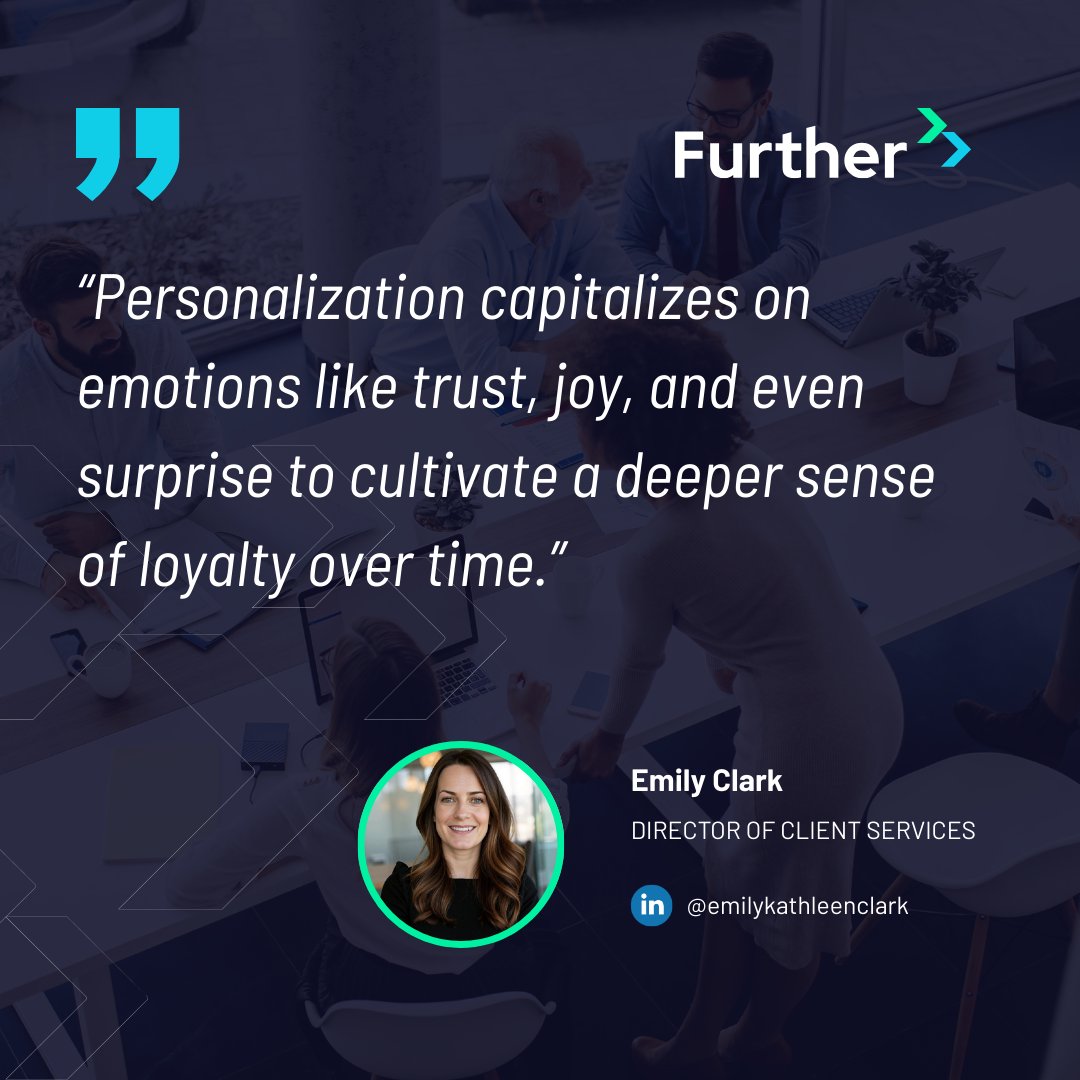 further_ww's tweet image. Discover how emotional connections and personalization drive customer loyalty! Read more: ow.ly/o4Wh50WMNb4 #CustomerExperience #Personalization #EmotionalConnection #RetailInnovation #IndustryPOV