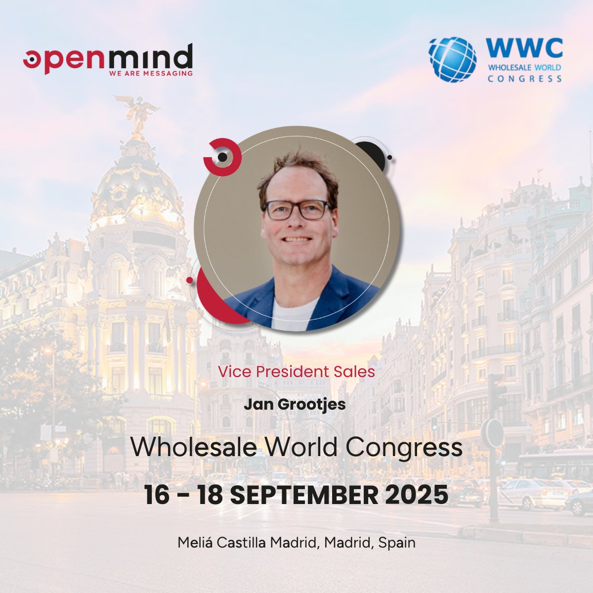 Openmind_Ntwks's tweet image. 📅 Just two weeks until Wholesale World Congress in Madrid!

Our experts are ready to share insights on how to navigate the evolving #messaging landscape.

🤝 Schedule a personalized meeting with our team today: forms.gle/aRV7ihtQBiwrox…

#WeAreMessaging #WeAreOpenmind #WWC2025