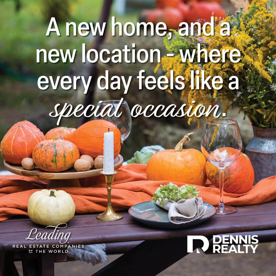 DennisRealty's tweet image. Every day should feel like a special occasion. 🍂

📲 Ready to make the move?
Contact our Relocation Team:
Office: 352-777-4143
Email: relo@dennisrealty.com

#DennisRealty #LeadingRE #RelocationExperts #WeAreLocalWeAreGlobal #LutzLiving #RealEstatePartners #FloridaRealtor