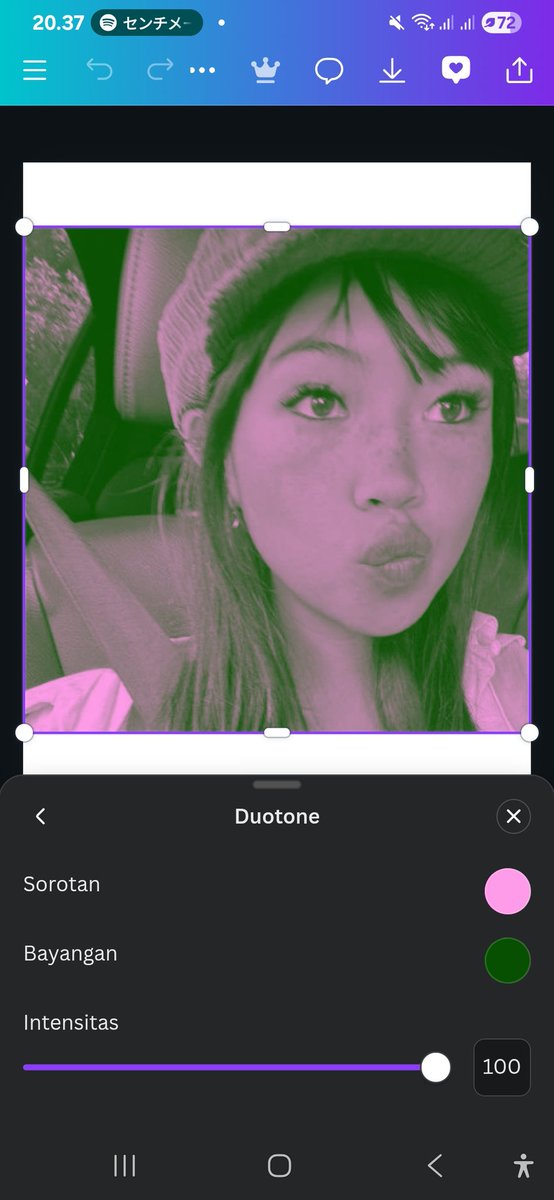 menulees's tweet image. GUE GATAU KALAU FILTER IJO PINK INI ADA DI WEBSITE??? I THOUGHT U ALL EDIT SENDIRI DI CANVA LIKE WHAT I DID??