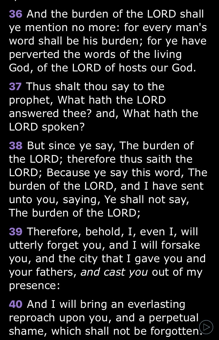 This is just repeating all over again, only with the Gentiles. You tell them God creates evil and that he hated Esau and he’s not the nice tooth fairy god that you think he is. And they make fun of the “burden”.