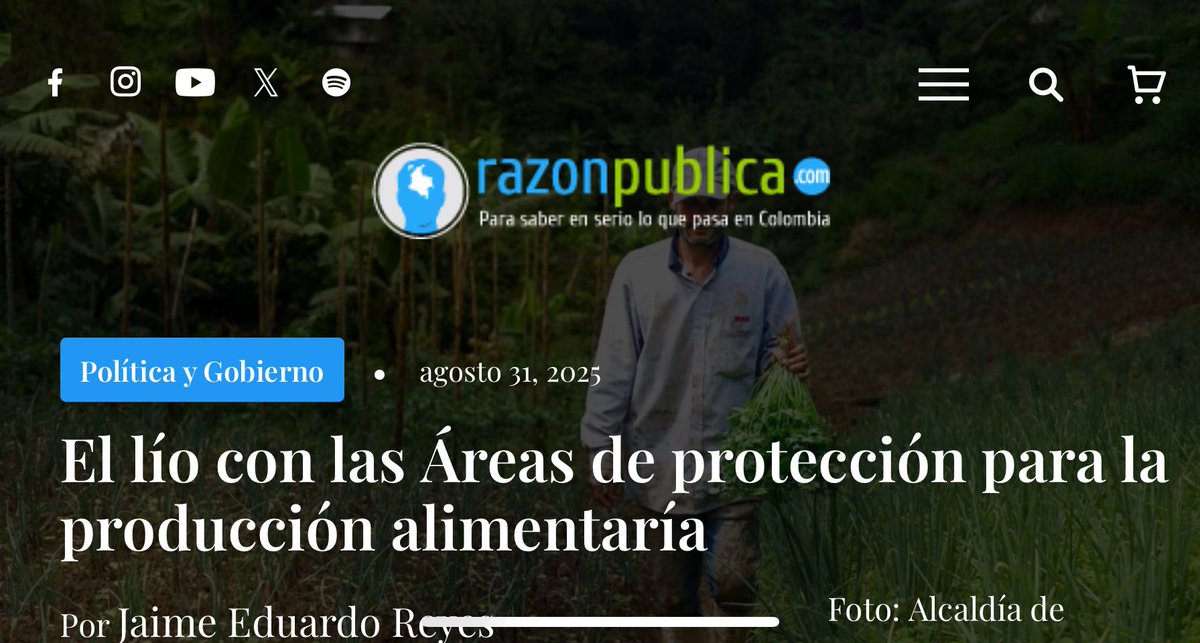 El lío con las Áreas de protección para la producción alimentaría <a href="/IDRUnibague/">Centro de Pensamiento Eduardo Aldana Valdés</a> mi columna sobre las APPA razonpublica.com/lio-las-areas-…