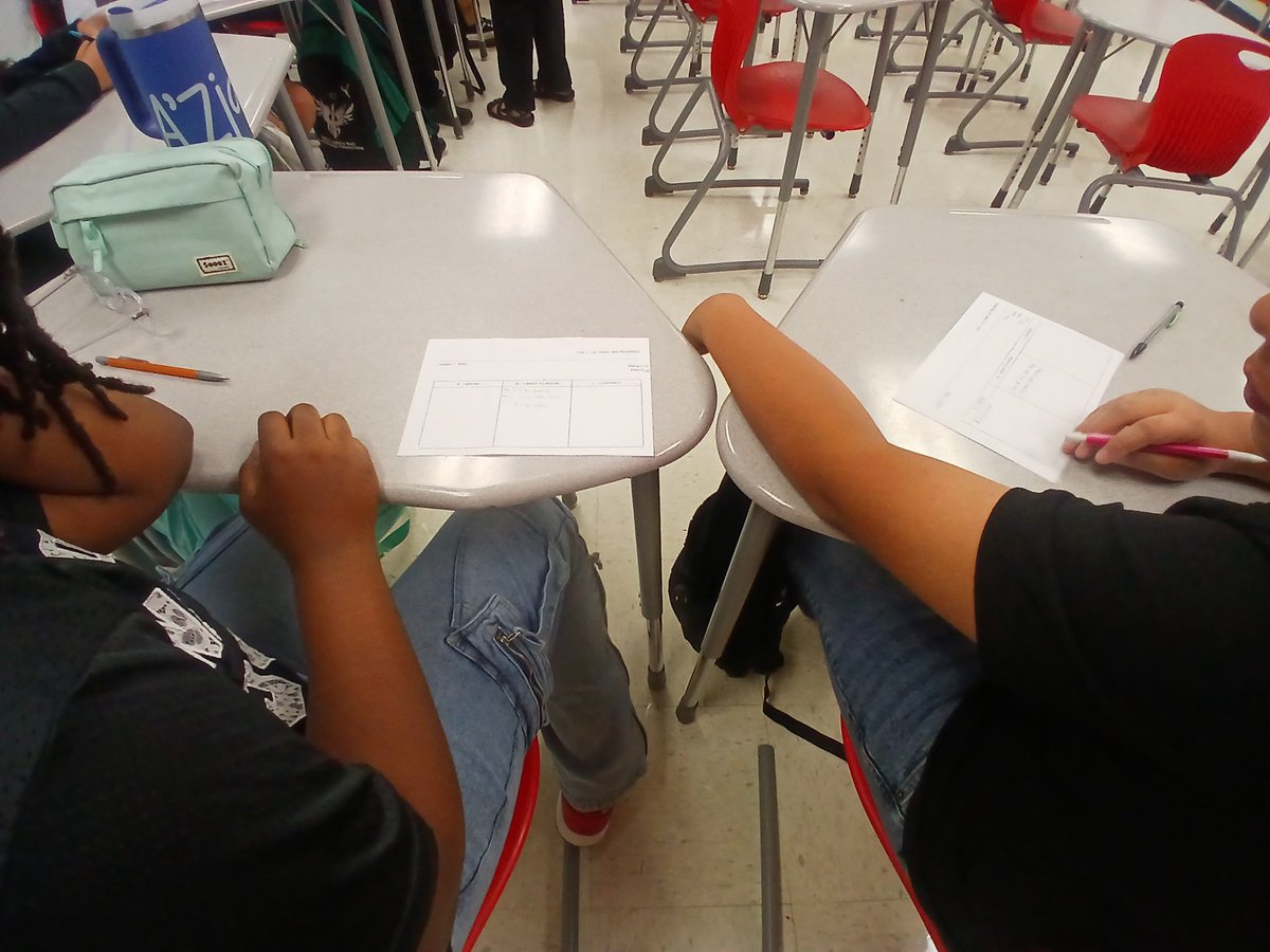 Master Teacher, Ms. Sharp, leads a Double Dose of Literacy class as 6th grade students investigate the weightlessness of roller coasters using effective strategies including a K-W-L chart, think-pair-share with a partner and an exit ticket. 100% engagement  <a href="/AGHoulihan/">Andrew G. Houlihan</a> <a href="/UCPSNC/">Union County Public Schools</a>