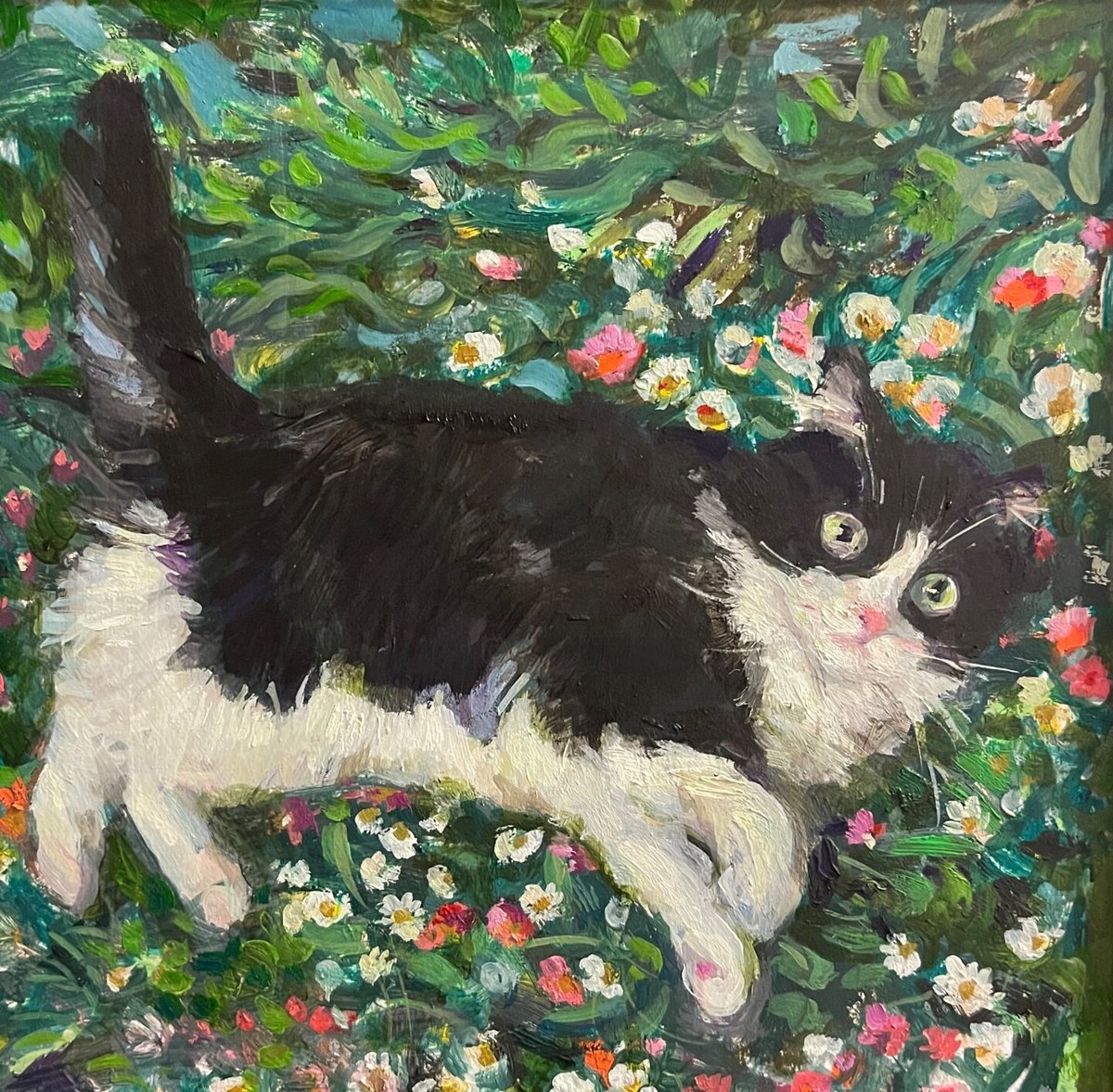 잔디 속의 검은 고양이, 로레나 이아보르스키