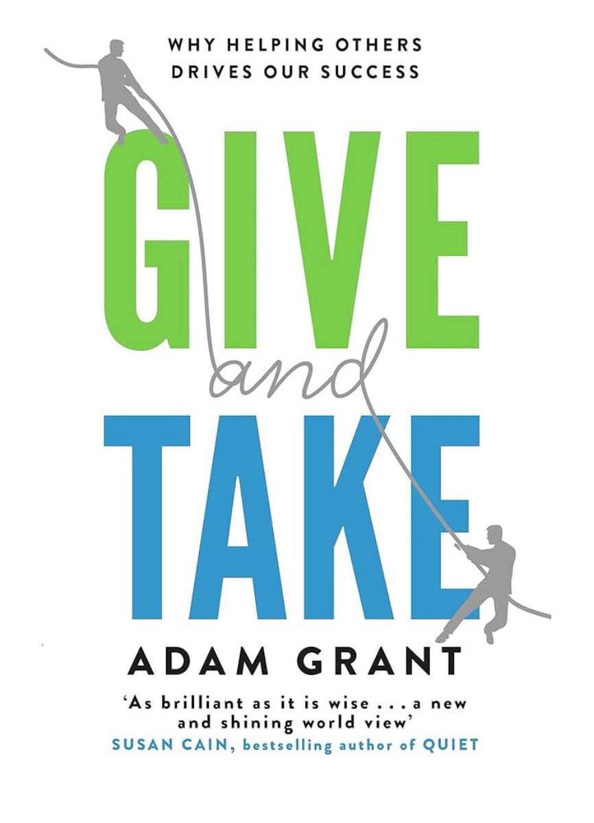 Late to the party, but I’m finally listening to Give and Take. It’s truly fascinating and the messages about collaboration &amp; productivity really resonate! Definitely worth a listen (or read). Reminder: Together, we all thrive. #Leadership #OrganizationalLeadership #GiveAndTake