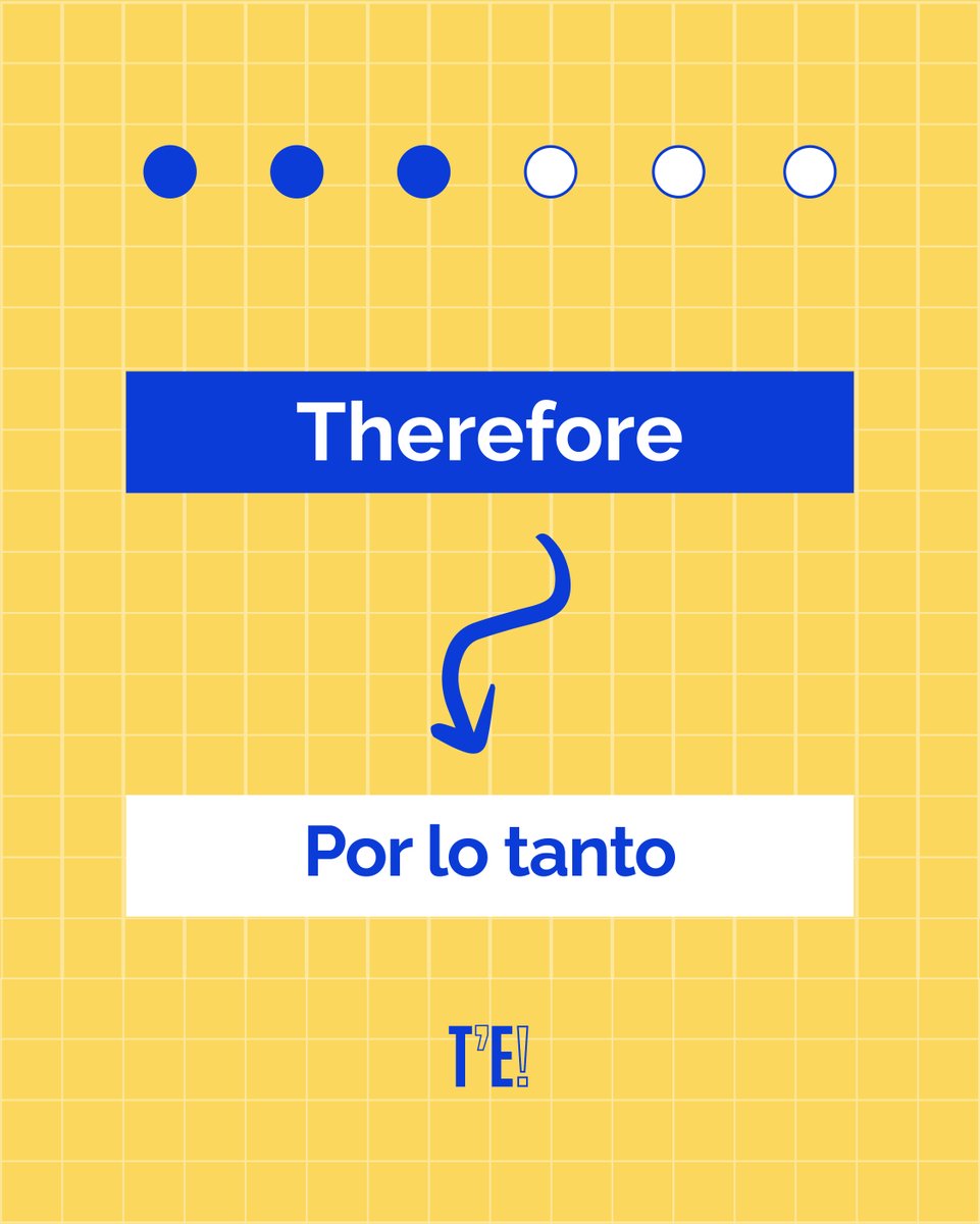 thatsenglish's tweet image. Conectores que mejoran tu inglés 🔗
✔ However = sin embargo
✔ Therefore = por lo tanto
✔ In addition = además
✔ On the other hand = por otro lado

#That’sEnglish! #EnglishTips