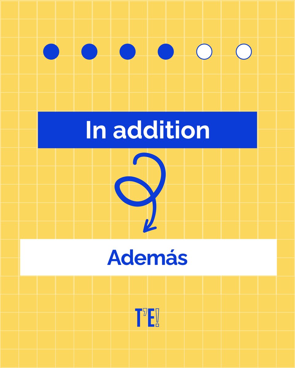 thatsenglish's tweet image. Conectores que mejoran tu inglés 🔗
✔ However = sin embargo
✔ Therefore = por lo tanto
✔ In addition = además
✔ On the other hand = por otro lado

#That’sEnglish! #EnglishTips