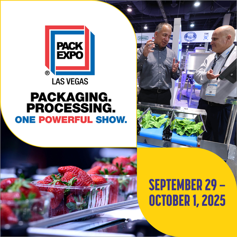 It’s almost showtime! Discover your next big idea in produce processing at PACK EXPO Las Vegas—see new tech from 2,300 suppliers &amp; collaborate with experts. Register ASAP:  bit.ly/3GIVrbK