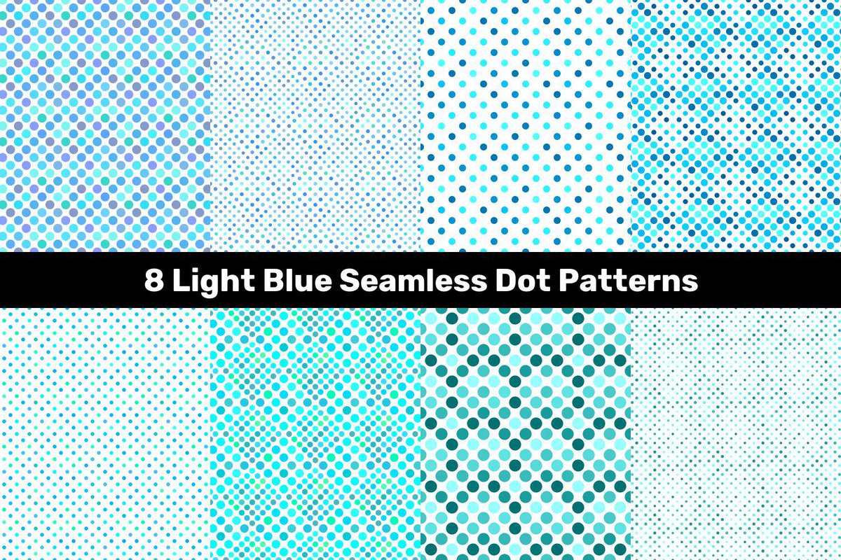 DavidZydd's tweet image. 8 Light Blue Seamless Dot Patterns Graphic behance.net/gallery/233151… #DavidZyddVectors  #VectorPatternSet #RepeatPattern #Dots #PatternsSeamless #PatternRepeating #Vector #PatternRepeat #VectorPatterns