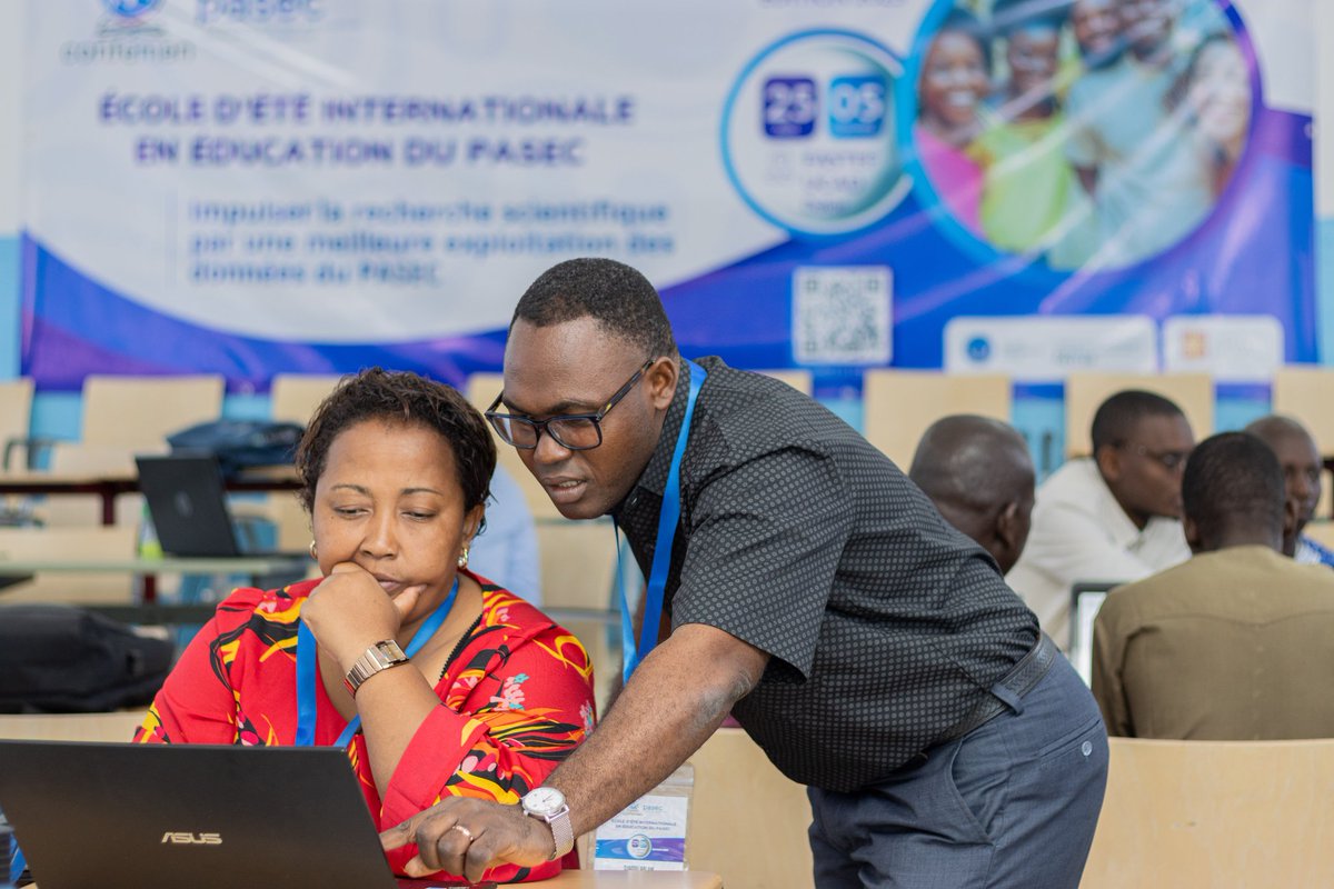 CONFEMEN's tweet photo. 2ème semaine de l'école d'été internationale en éducation du #PASEC. 

Les travaux se poursuivent avec le coaching des experts et la préparation des posters scientifiques. 

#Education #PASEC2024 https://t.co/Q1XmY7yd8x