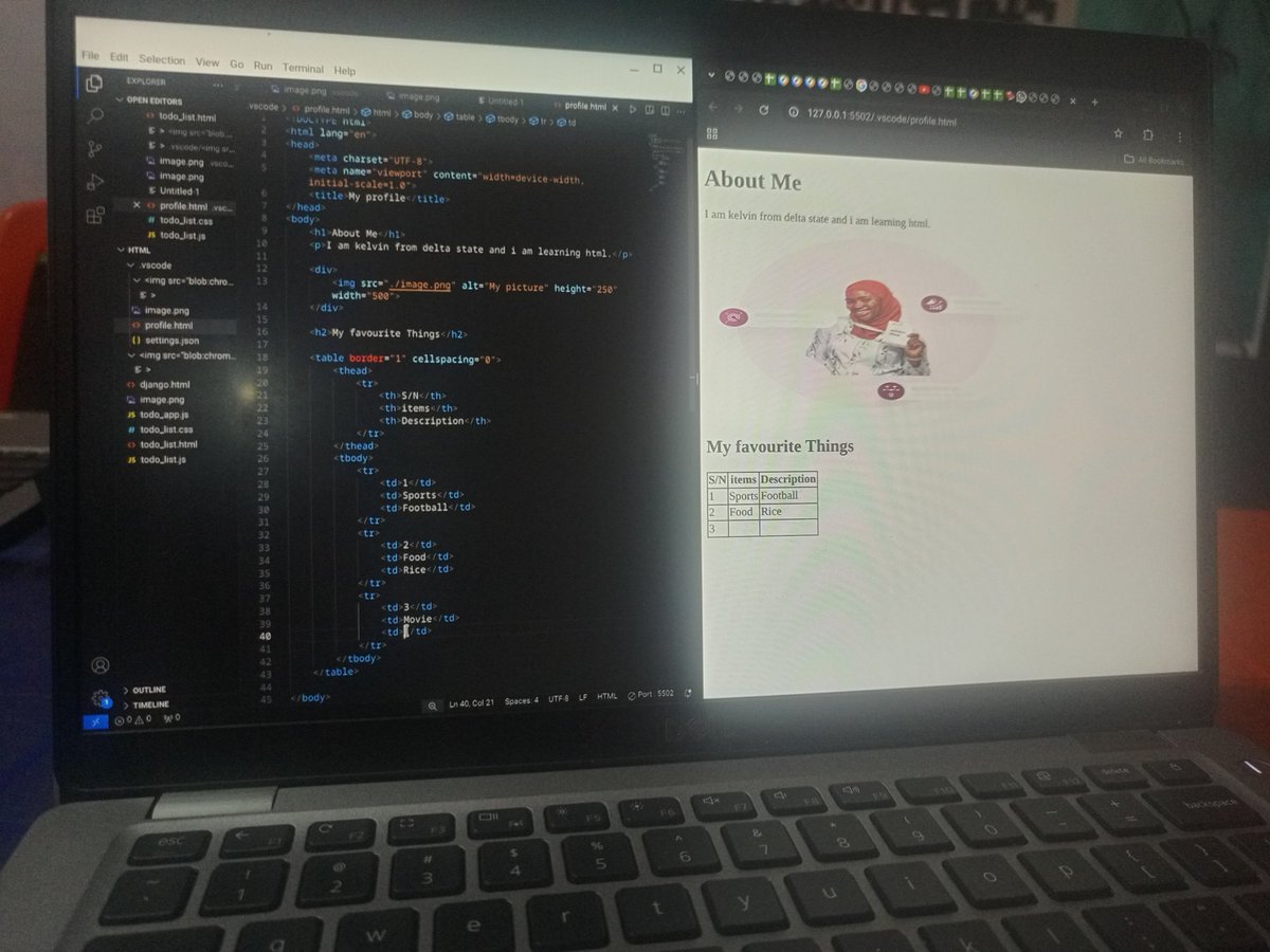 AghoghoUteh's tweet image. This is what I&apos;ve been able to do on Django summit Day 2
The experience was magical

@HamplusHub
@ThePsf
@HamplusTech
@Djangoproject
#Python 
#programming
#webdevelopment
#django 
#dsd 
#abraka