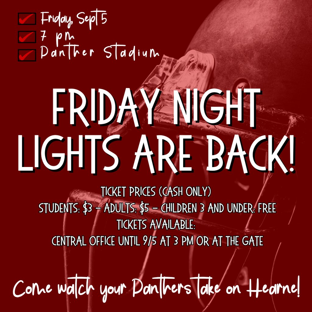 Don't forget to get your game tickets!