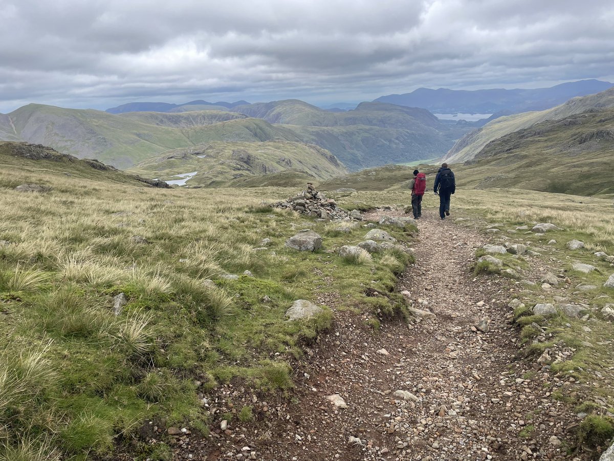 OliCWildlife's tweet photo. Some photos of the beautiful scenery on our way up Scafell Pike a couple of days ago! #ScafellPike #Hiking #LakeDistrict https://t.co/gz6TrM2pZ0