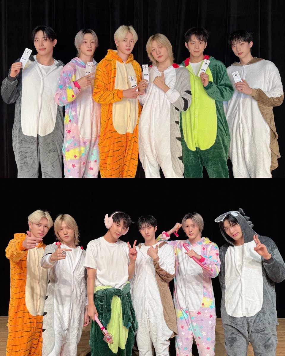 the animal pijamas for today’s fansign remind me of the doom du doom dance practice they did back in 2022 🥹🥹 our piwon grew up so so well 🫳🏻♡