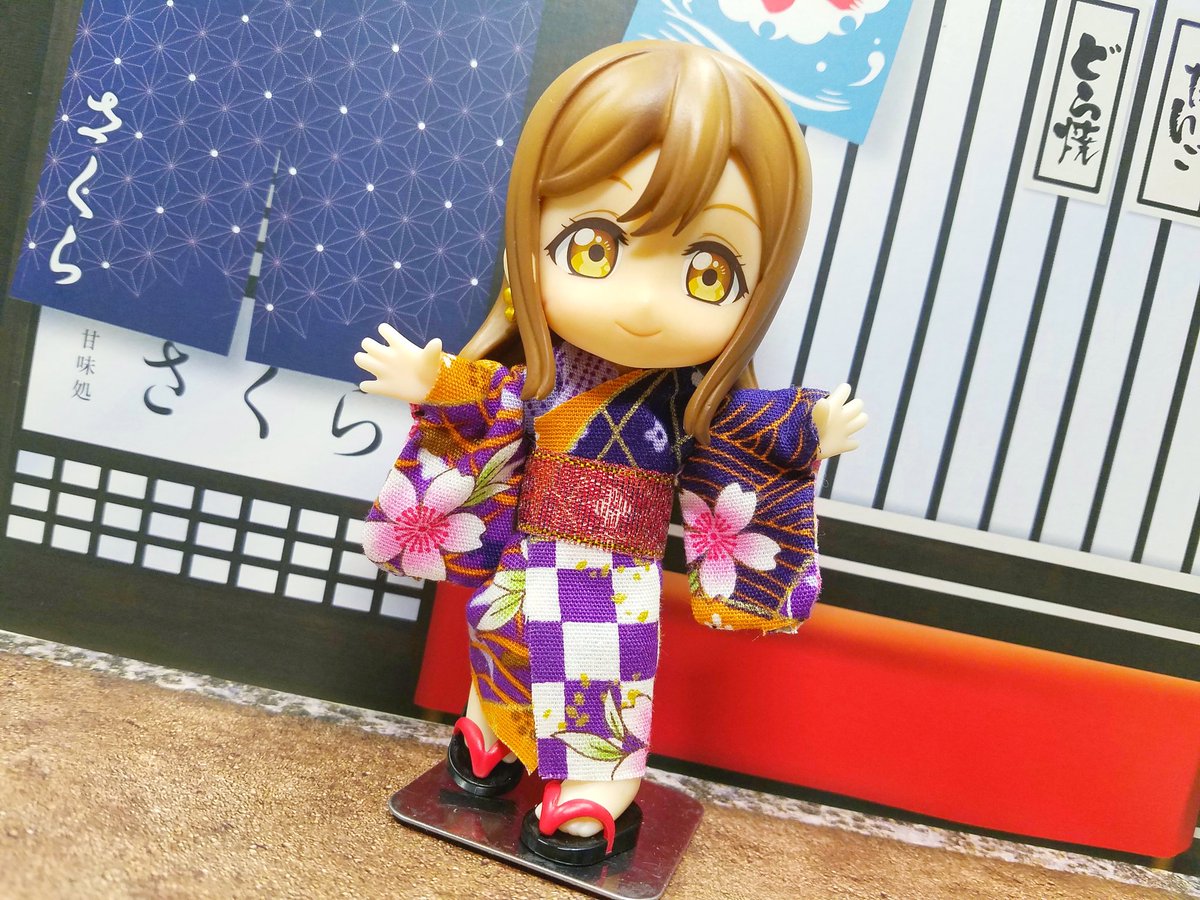 この暑さはいつまで続くんですかねぇ💦
ちょっと時期を外しましたが、自作浴衣と花丸ちゃん。
#国木田花丸 
#小さなラブライブ
