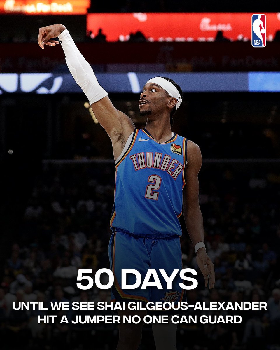 NBAIndia's tweet image. The countdown is on. 50 days to Opening Night! ⏳

#NBAIndia