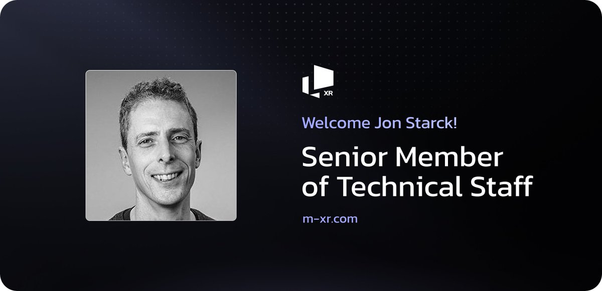 Very pleased to welcome <a href="/jnstrck/">Jon Starck</a> onboard as Senior Technical Member of Staff.

Jon was previously CTO at <a href="/synthesiaIO/">Synthesia 🎥</a> - he brings a deep expertise across research, product, and technical leadership. 

Welcome aboard, Jon! 👋